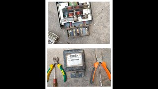 What is inside the Electricity Sub Meter  Meter Operation  Wapda Sub Meter Disassembling [upl. by Nedda]