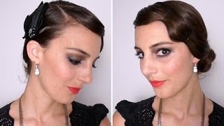 Tutoriel Maquillage et Coiffure Années 20 [upl. by Neehsar]