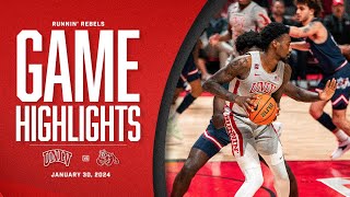 UNLV vs Fresno State Mens Basketball Highlights  202324 Season [upl. by Surtemed889]