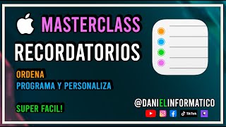 📲✅Apple RECORDATORIOS🟢🔔MASTERCLASS 👍 Las APPS Nativas para iPhone iPad y Mac FÁCILES de ENTENDER [upl. by Krystyna248]