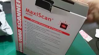 MaxiScan MS509 OBD2 scanner unboxing [upl. by Uhp]