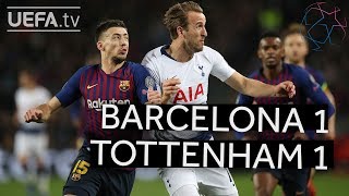 BARCELONA 11 TOTTENHAM UCL HIGHLIGHTS [upl. by Ewart551]