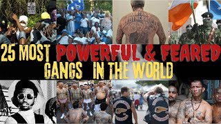 The 25 Most FEARED Gangs On The Planet Revealed [upl. by Harihat939]