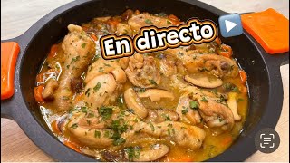 🔴 POLLO A LA CERVEZA CON SETAS receta sencilla y deliciosa [upl. by Aerdnat]