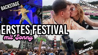 ERSTES FESTIVAL mit SonnyLoops  Backstage Creator Camp und neue Kamera  jamiebirrell [upl. by Koralle]