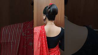 Very Easy Karwa chauth Juda Hairstyle❤️ shortsvideo juda hairstyle karwachauthspecial [upl. by Arndt]