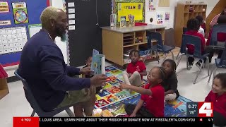 St Louis rapper highlights importance of literacy through ‘Reading With Rappers’ school program [upl. by Santini]