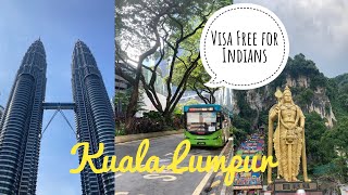 Kuala Lumpur Vlog Batu caves Petronas twin towers KLIA to city centre MDAC registrationMalaysia [upl. by Marras884]