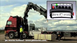 pktrucks HIAB cranes instruction movie  operating the crane [upl. by Sid]