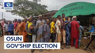 Voting Officially Opens In Osun Governorship Election [upl. by Hyde]