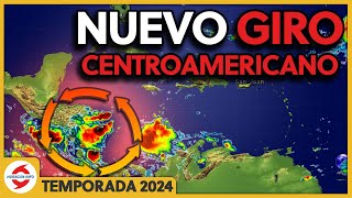 Giro Centroamericano dejará lluvias en Centroamérica Posible desarrollo ciclónico en el Caribe [upl. by Roseanna]