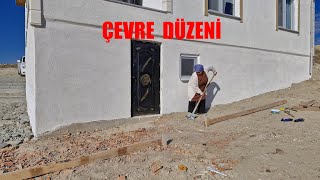 EVİMİZİN DIŞ ÇEVRESİNİ GÜZELLEŞTİRİYORUZ TELETUVARLARINI YAPIYORUZ [upl. by Alhan]