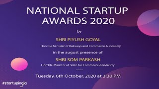 National Startup Awards 2020 [upl. by Ezequiel]