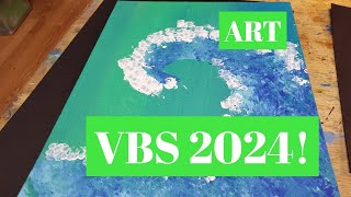 VBS 2024 Breaker Rock Beach Art Project Made Simple [upl. by Annatnas373]