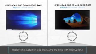 Finish work faster with a currentgen HP desktop and Intel Optane memory [upl. by Skoorb368]