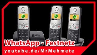 Whatsapp mit einer Festnetzrufnummer [upl. by Aehtla]