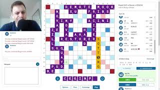 Scrabble game with commentary no477 [upl. by Araeit]