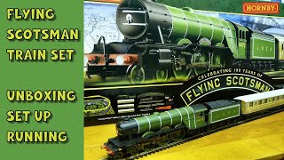 Flying Scotsman Train Set  Unboxing Set Up amp Running [upl. by Leroi]