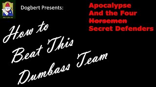 MSF  How To Beat This Dumbass Team Apocalypse and the Four 4 Secret Defenders [upl. by Ailehs]