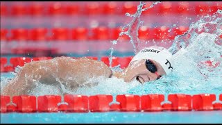 Katie Ledecky wins gold in 1500m freestyle with new Olympic record [upl. by Alwitt]