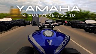 Yamaha MT09  Rural Ride POV 4k  Pure Sound Akrapovic  Quickshifter [upl. by Nrehtac]