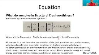 Introduction to crash worthiness analysis  SkillLync [upl. by Amasa966]