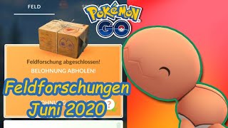 Feldforschungen alle Aufgaben für den Juni 2020  Pokémon GO deutsch [upl. by Nairam]