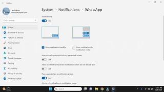 FiX Notifications Not Working in Windows 11 WHATSAPP [upl. by Ahsrats229]