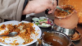 Jangi Ki Matka Chicken Biryani At Gandhi Nagar  Jammu food tour [upl. by Sanjay]