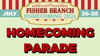 Fisher Branch Homecoming Parade 2024 [upl. by Dyraj]