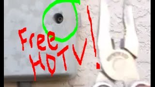 How to Connect Cables to Get Free HD TV Channels Legally [upl. by Garold]