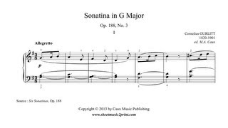 Gurlitt  Sonatina Op 188 No 3 13 [upl. by Cung944]