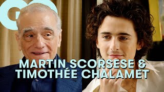 Timothée Chalamet et Martin Scorsese parlent films New York et corruption  Epic Conversation  GQ [upl. by Mailiw107]