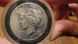 1922S Silver Peace Dollar [upl. by Nnyre382]