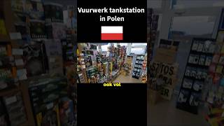 Vuurwerk bij een tankstation in Polen [upl. by Esilenna]