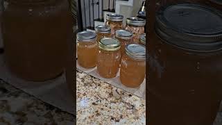 Part 2 chicken broth is finished and you can hear a ping foodpreservation canning food [upl. by Janina245]