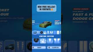 New FREE Hellcat In Fortnite🔥🚘🔥 shorts fortnite fortniteclips [upl. by Nonnair]