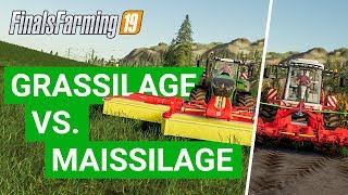 Tipps amp Tricks LS19 Maissilage vs Grassilage  Was ist besser großer Vergleich [upl. by Anneiv487]