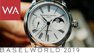 Baselworld 2019 Frederique Constant HandsonVideo in an unusual setup [upl. by Nahshon]