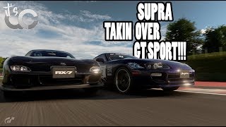 SUPRA RZ CUSTOMIZATON IN GT SPORT [upl. by Nomde342]