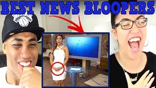 BEST NEWS BLOOPERS 2017 REACTION [upl. by Edrahs]