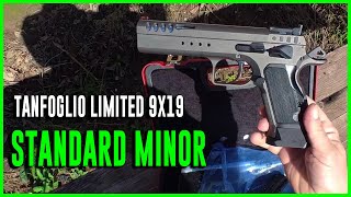 La mia prima gara in STANDARD MINOR tanfoglio limitedcustom 9x19 [upl. by Aldwin]