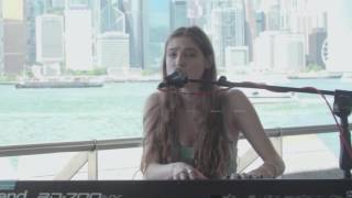 Birdy  Session at Tsim Sha Tsui Pier in Hong Kong live [upl. by Rabkin]