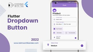 36 DropDown Button in flutter  DropdownFormField Flutter 2023 [upl. by Notlil472]