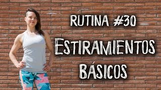 Rutina de estiramientos básicos [upl. by Ociredef]