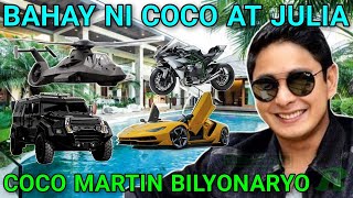 Mga Ariarian ni COCO MARTIN  Mansions Business Cars Helicopter Resorts amp etc [upl. by Nnylirak]