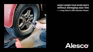 Safely loosen your wheel bolts without damaging your rims using Alescos A80 Induction Heater [upl. by Atirat]