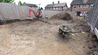 Garden Project Phase 1  Digging and levelling [upl. by Elleyoj707]