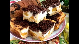 29 Sernik jogurtowy z brzoskwiniami 🍑🍰🥛  Taste of thermomix💚 [upl. by Altheta]