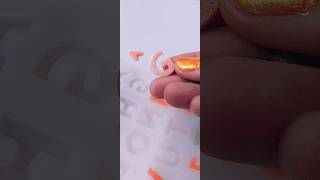 DIV cute Alphabet 💓 Resin art resin new bts status shorts viralvideo trending gift craft [upl. by Ahsel966]